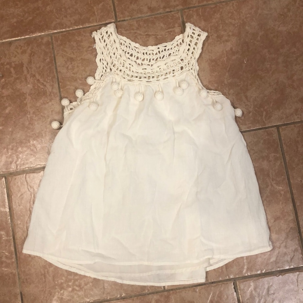 Crochet detail swing top